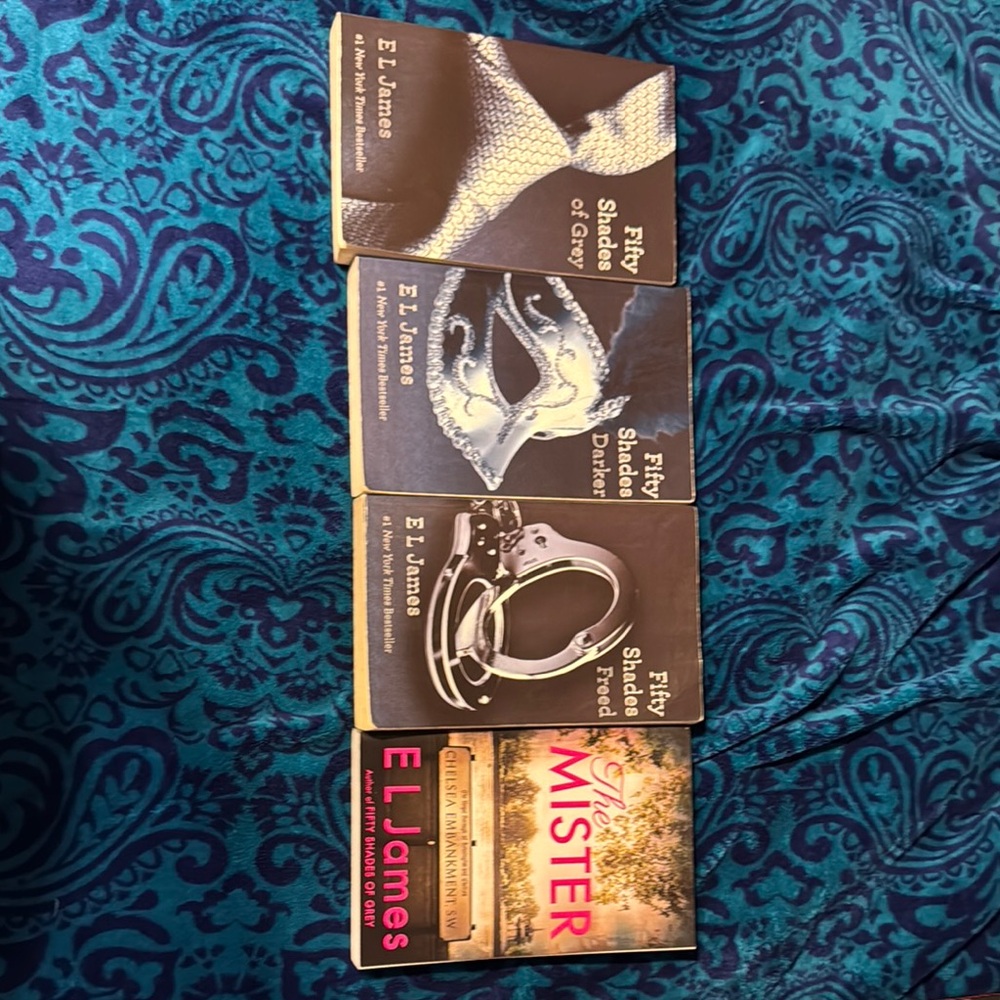 E.L. James Book Set - Fifty Shades Series and The Mister